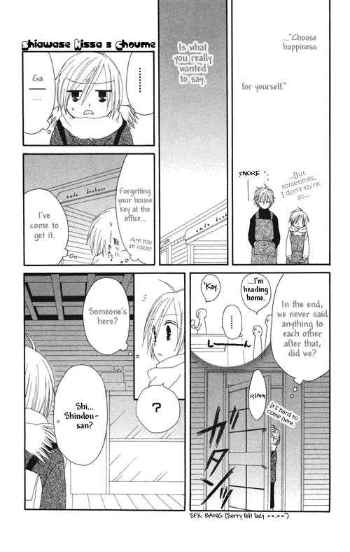 Shiawase Kissa Sanchoume Chapter 1 page 37 - Chapter 1