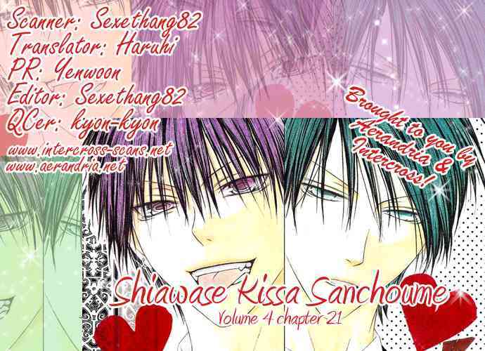Shiawase Kissa Sanchoume Chapter 21 page 36 - Chapter 21