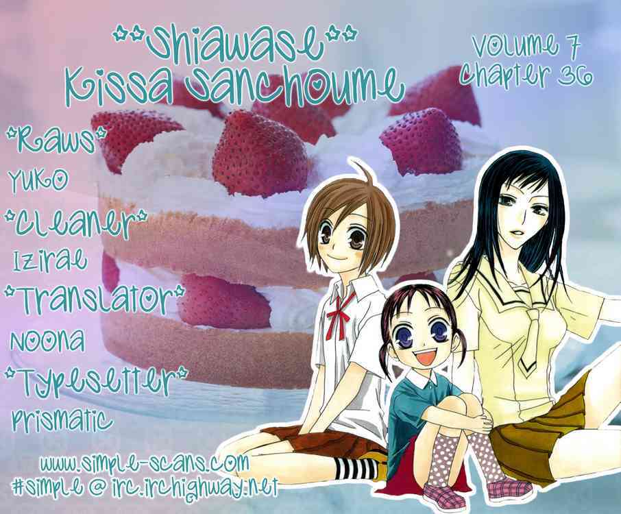 Shiawase Kissa Sanchoume Chapter 36 page 33 - Chapter 36