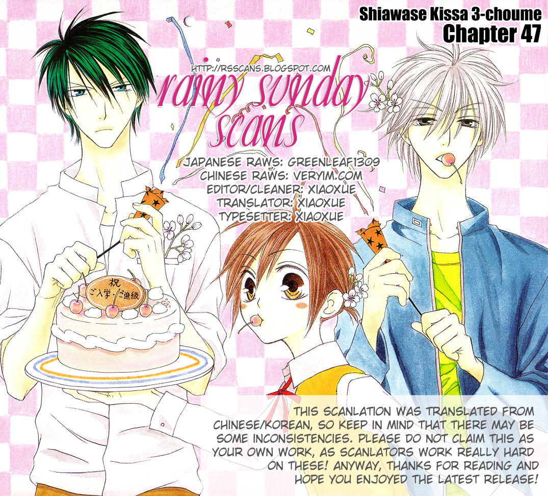 Shiawase Kissa Sanchoume Chapter 47 page 34 - Chapter 47