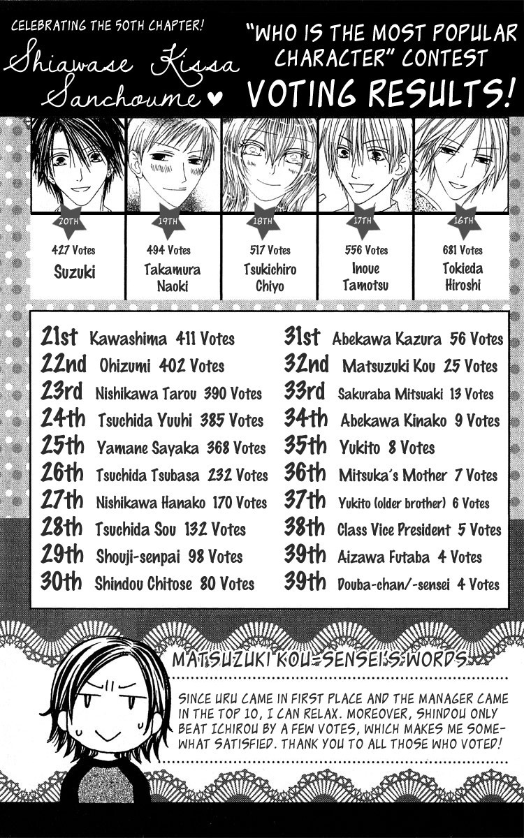 Shiawase Kissa Sanchoume Chapter 57 page 2 - Chapter 57