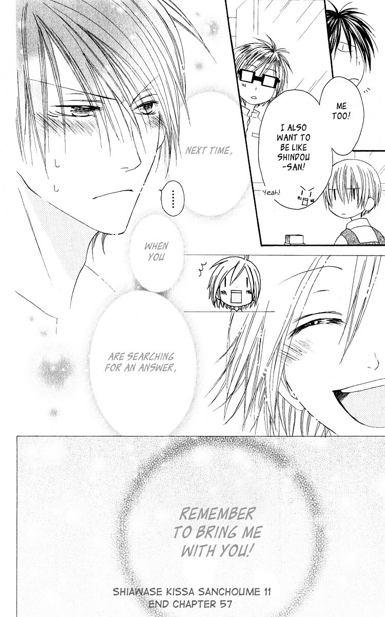 Shiawase Kissa Sanchoume Chapter 57 page 32 - Chapter 57