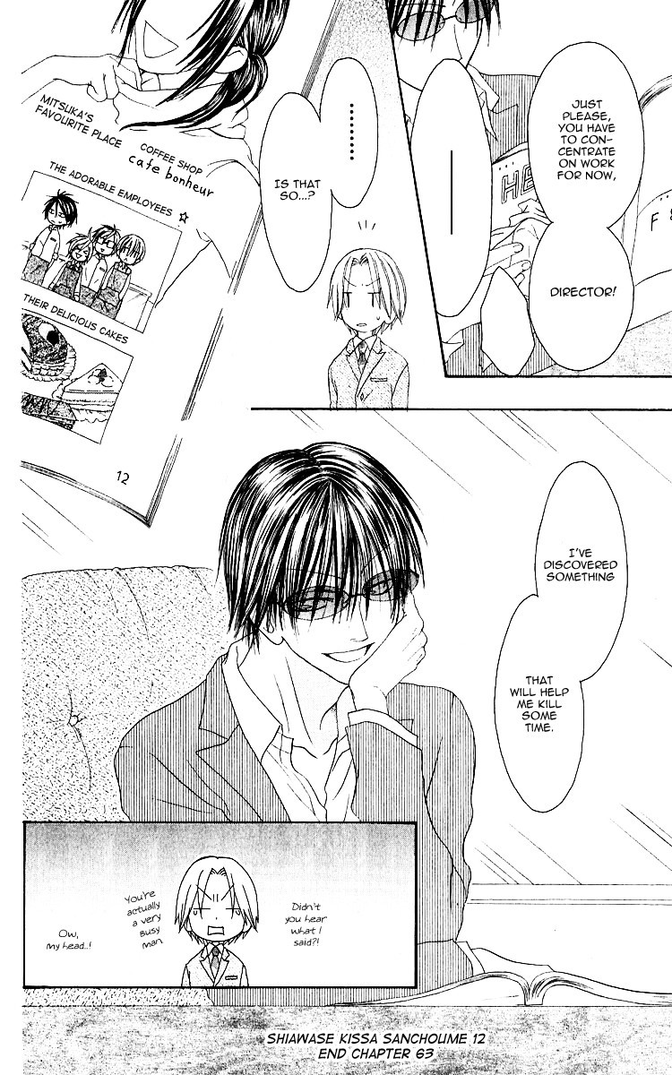 Shiawase Kissa Sanchoume Chapter 63 page 30 - Chapter 63