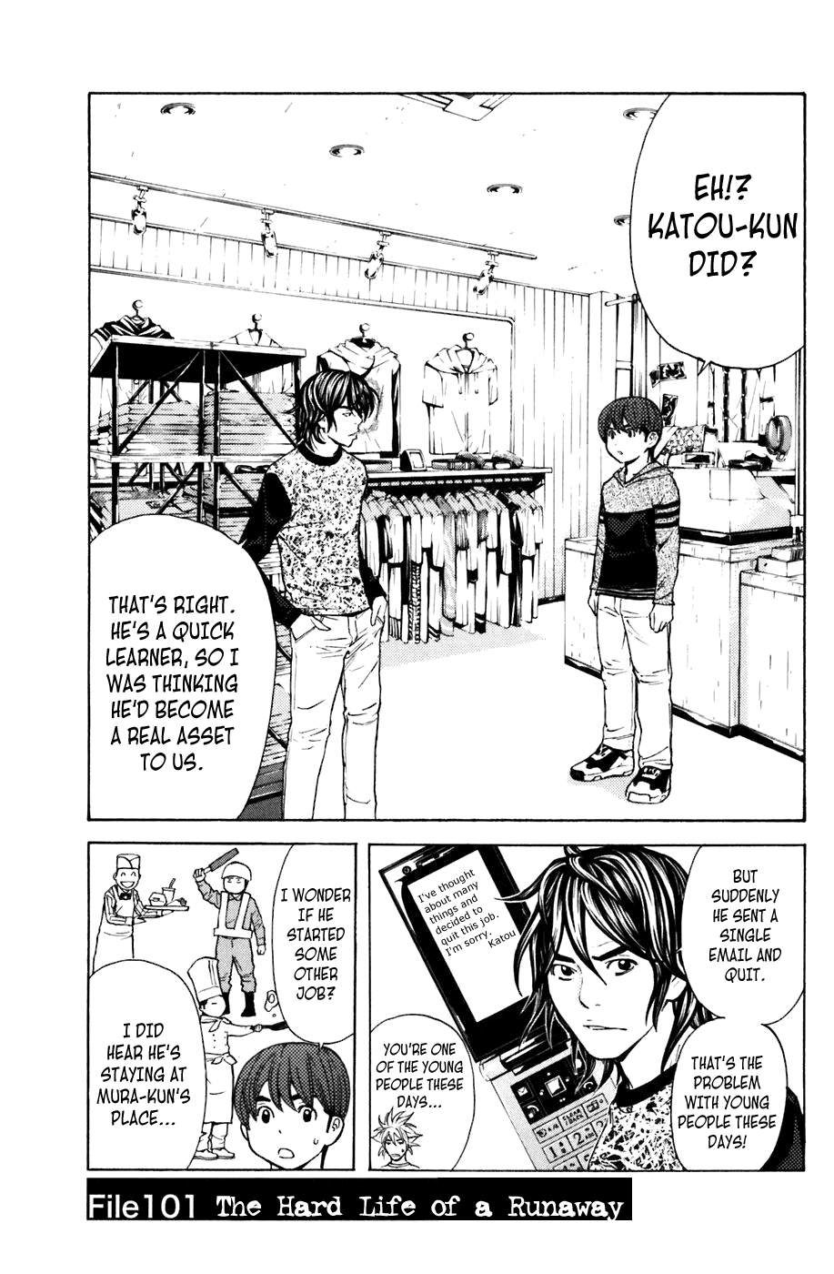 Shibatora Chapter 101.2 page 1 - Chapter 101 v2 : File 101 - The Hard Life of a Runaway