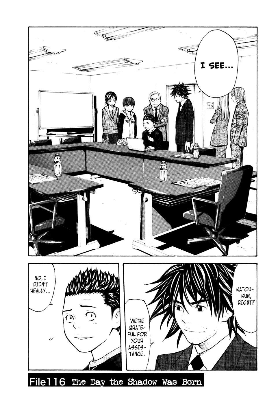 Shibatora Chapter 116.2 page 1 - Chapter 116 v2 : File 116 - The Day the Shadow Was Born