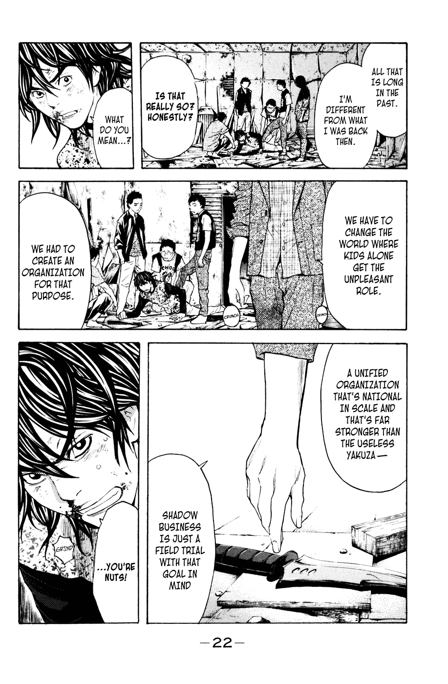 Shibatora Chapter 122.2 page 22 - Chapter 122 v2 : File 122 - Death Charge