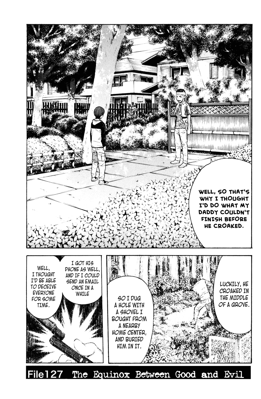 Shibatora Chapter 127 page 1 - Chapter 127 v2 : File 127 - The Equinox Between Good and Evil