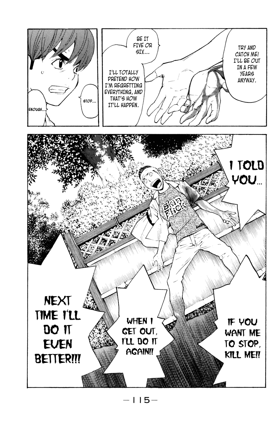 Shibatora Chapter 127 page 11 - Chapter 127 v2 : File 127 - The Equinox Between Good and Evil