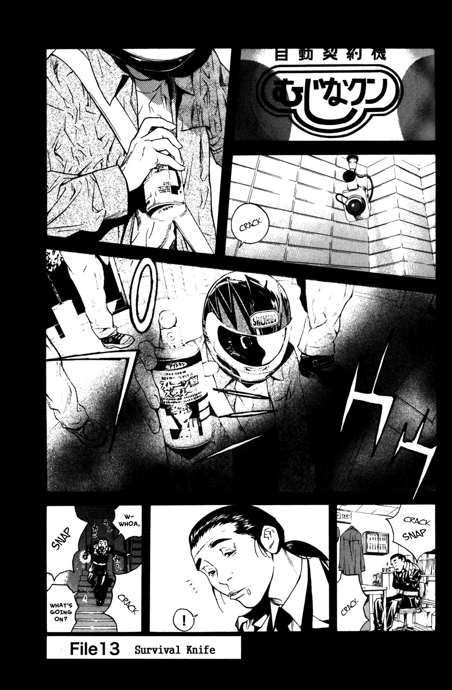 Shibatora Chapter 13 page 1 - Chapter 13 v2 : File 13 - Survival Knife
