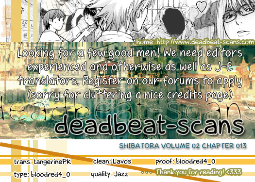 Shibatora Chapter 13 page 22 - Chapter 13 v2 : File 13 - Survival Knife