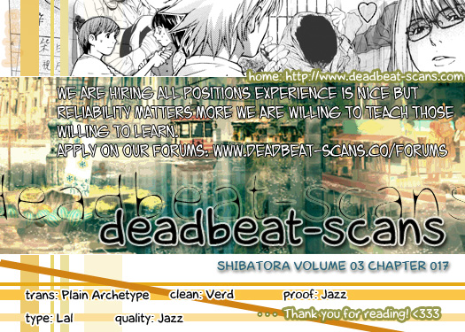 Shibatora Chapter 17.2 page 20 - Chapter 17 v2 : File 17 - Onigami Cell Phone