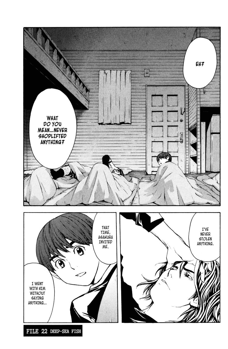 Shibatora Chapter 22 page 1 - Chapter 22 v2 : File 22 - Deep-Sea Fish