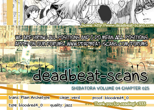 Shibatora Chapter 25 page 20 - Chapter 25 v2 : File 25 - Bucket Relay