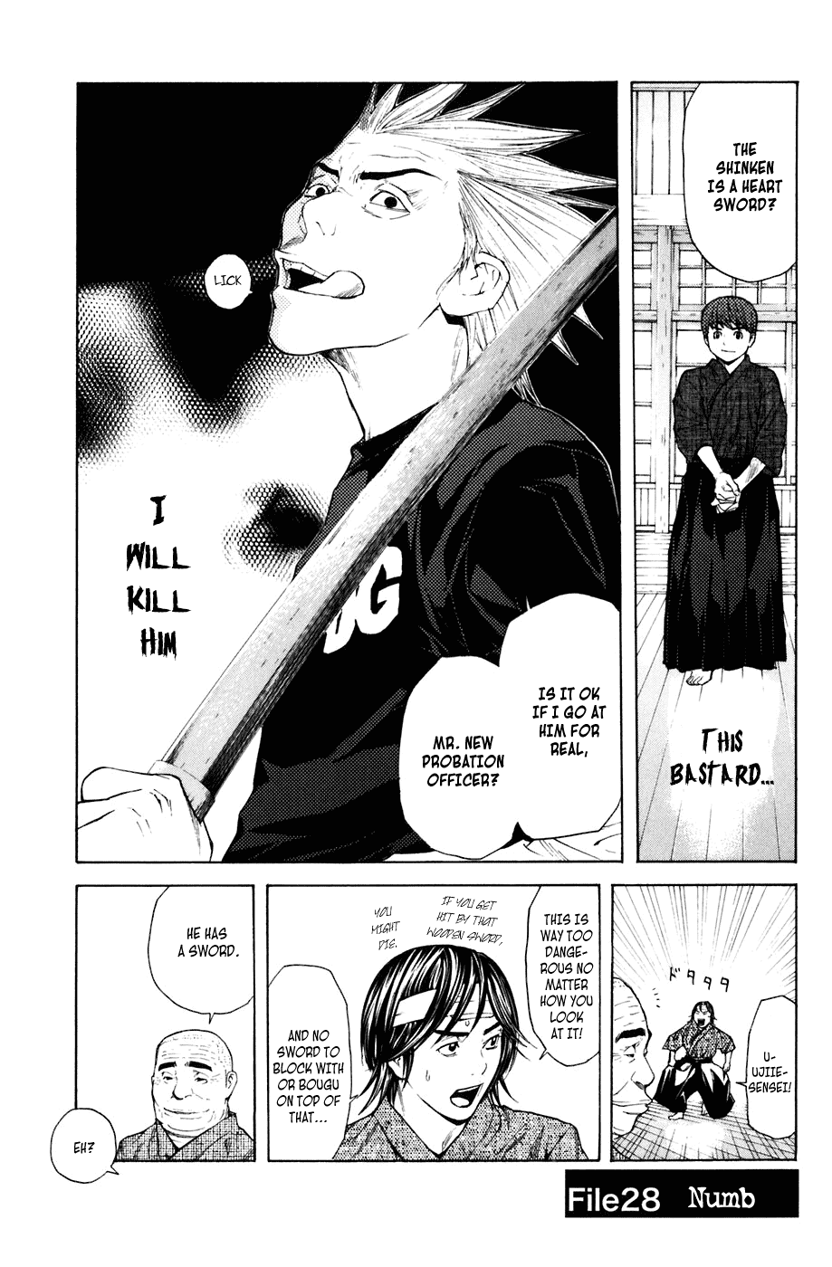 Shibatora Chapter 28 page 1 - Chapter 28 v2 : File 28 - Numb