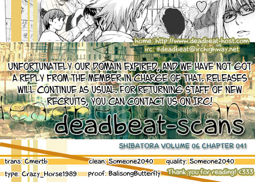 Shibatora Chapter 41.2 page 25 - Chapter 41 v2 : File 41 - A Right Hook for the Angel