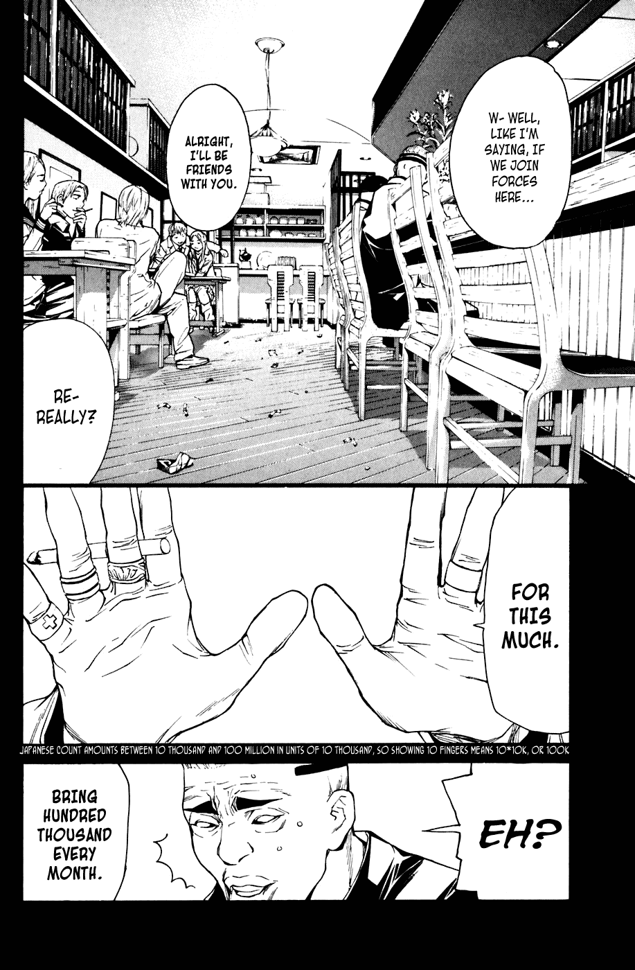 Shibatora Chapter 47 page 18 - Chapter 47 v2 : File 47 - The Hair-Raising Terrifying No Teeth