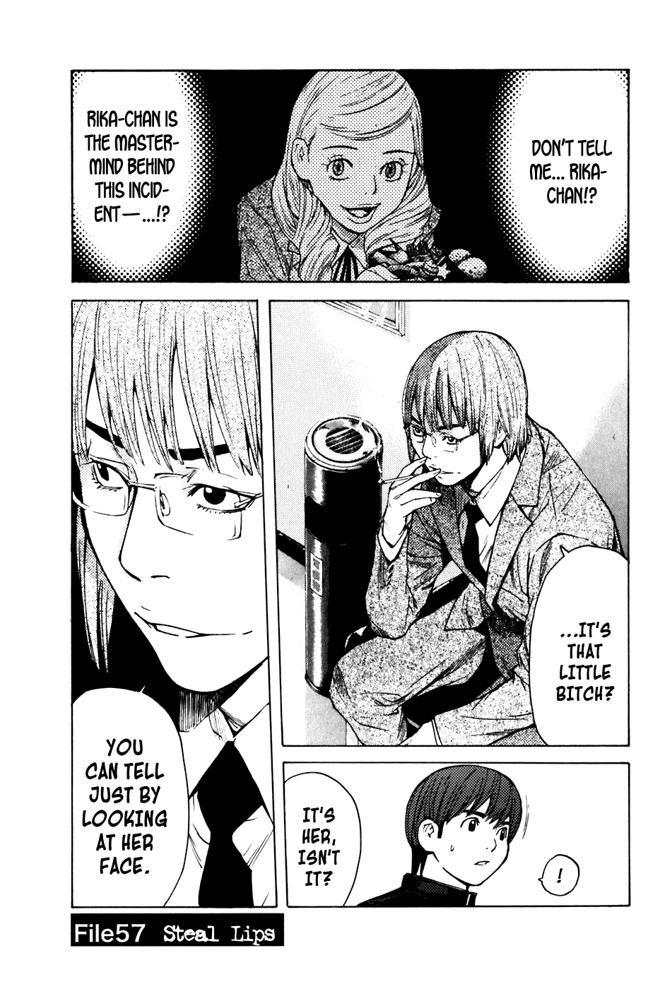 Shibatora Chapter 57 page 1 - Chapter 57 v2 : File 57 - Steal Lips