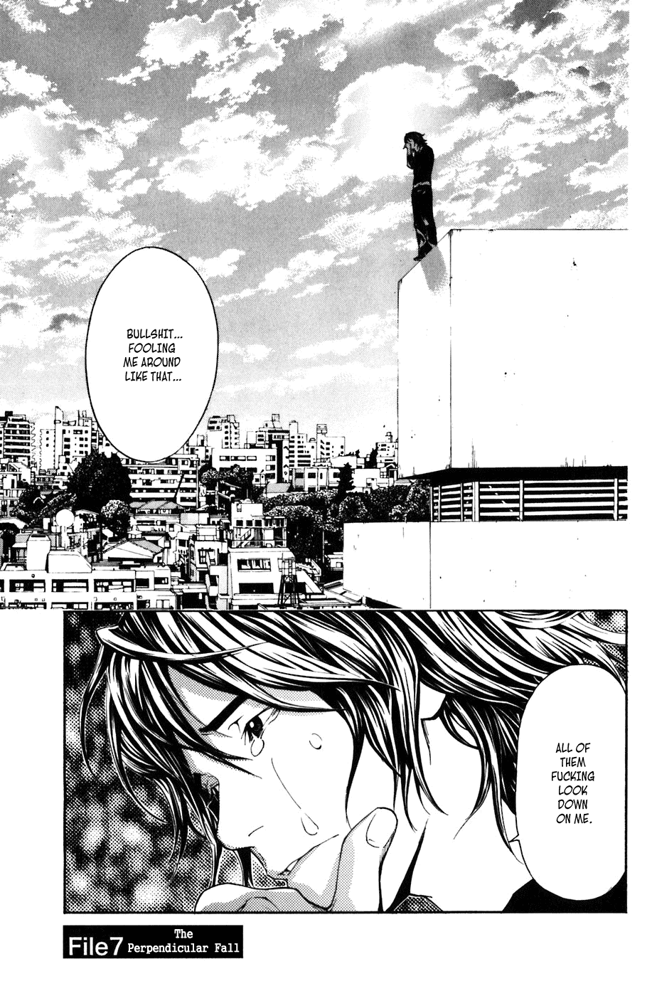 Shibatora Chapter 7 page 1 - Chapter 7 v2 : File 7 - The Perpendicular Fall