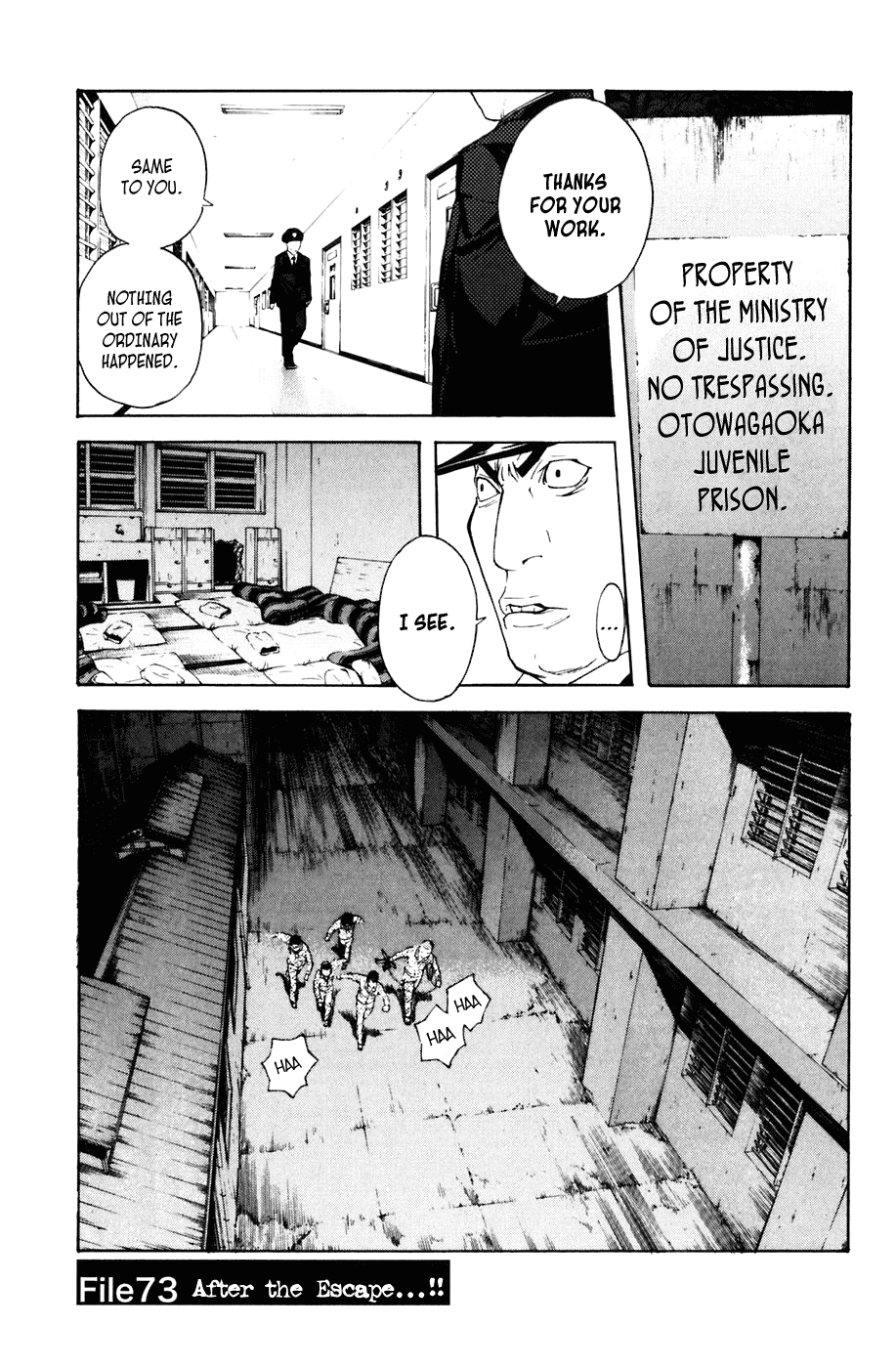 Shibatora Chapter 73 page 1 - Chapter 73 v2 : File 73 - After the Escape...!!