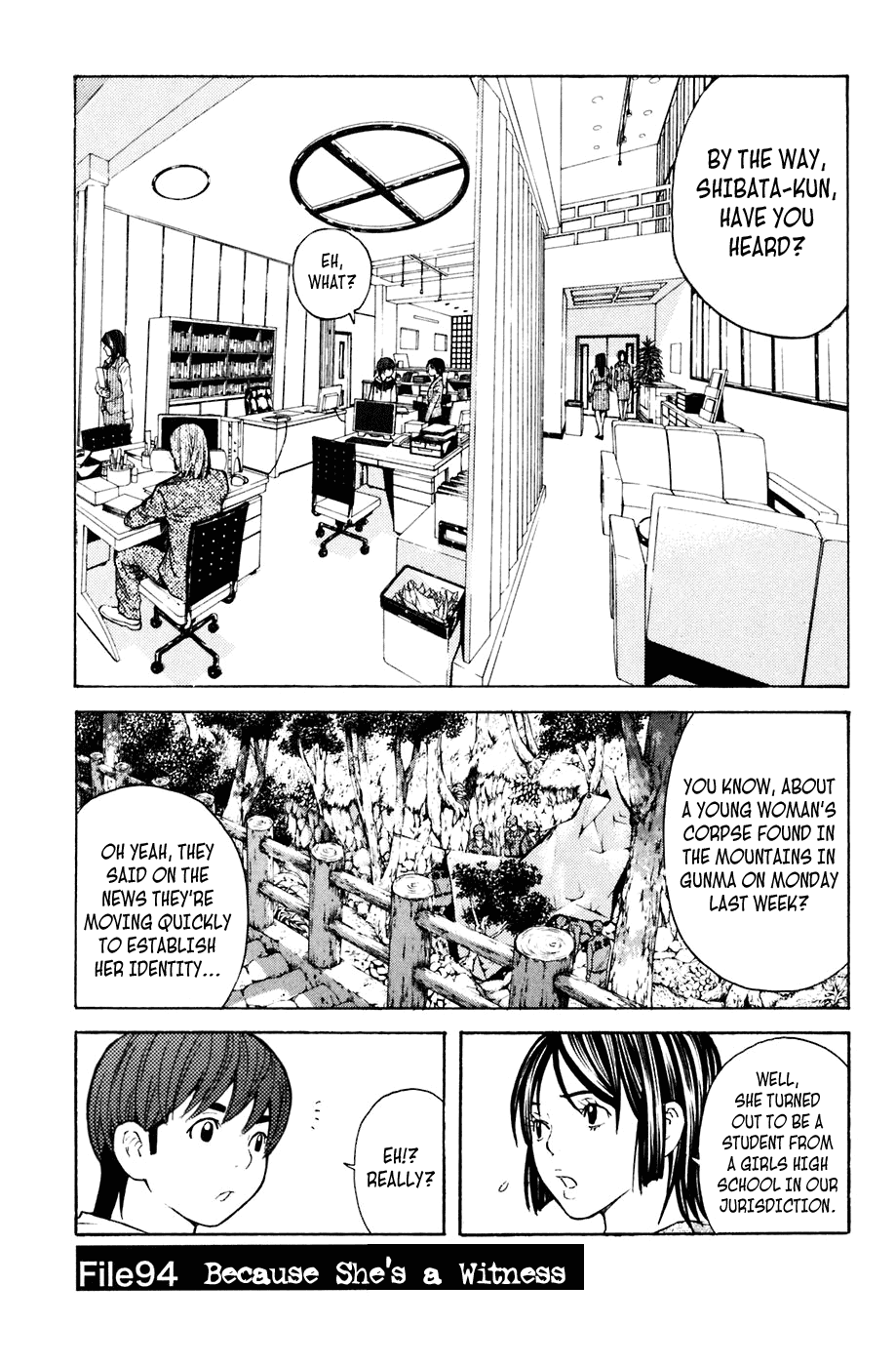 Shibatora Chapter 94.2 page 1 - Chapter 94 v2 : File 94 - Because She's a Witness