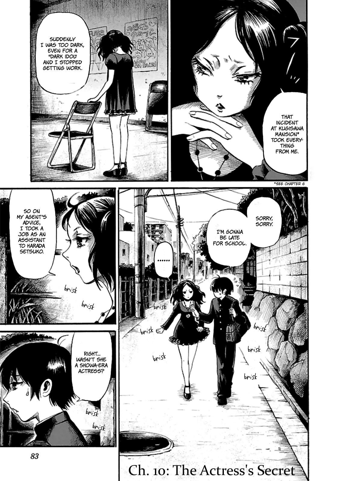 Shibito no Koe o Kiku ga Yoi Chapter 10 page 1 - Chapter 10: The Actress's Secret