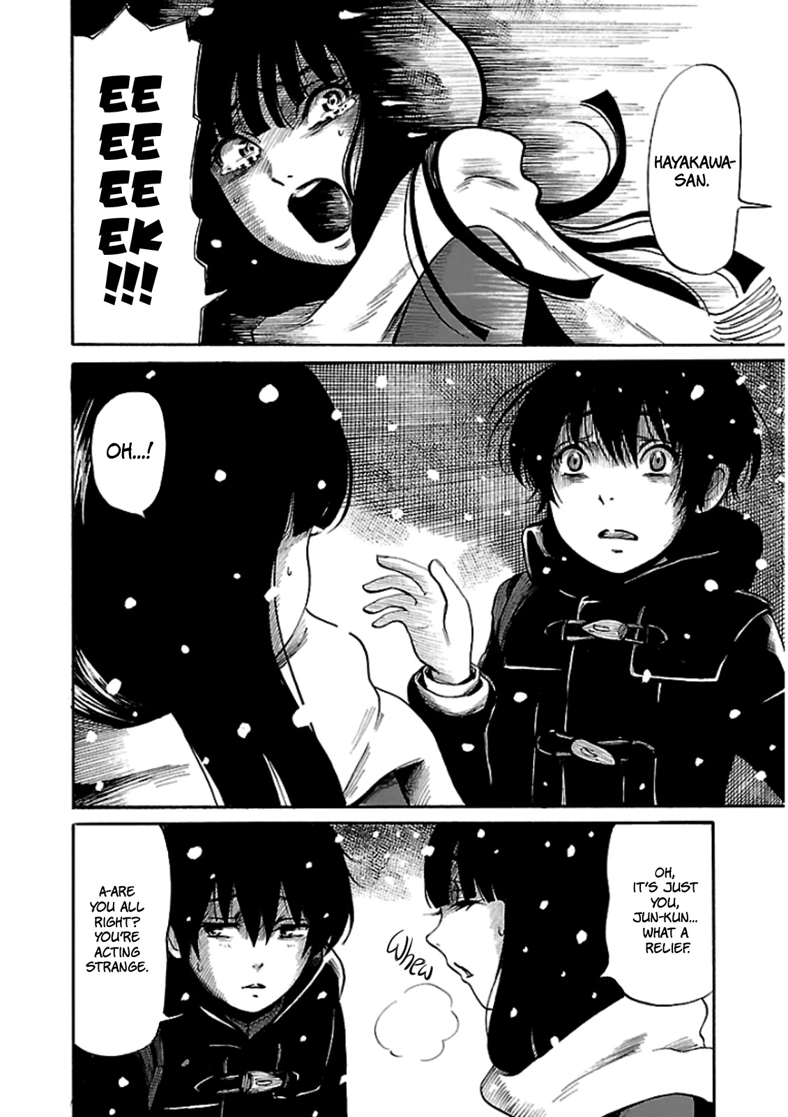 Shibito no Koe o Kiku ga Yoi Chapter 13 page 8 - Chapter 13: Memories of a Snowy Day