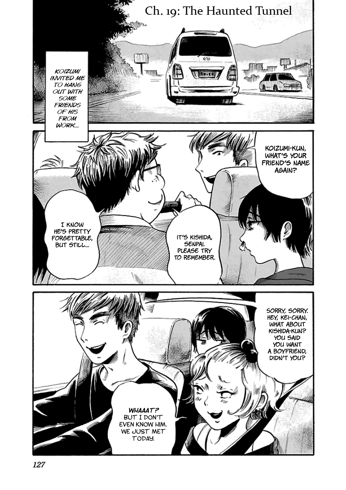 Shibito no Koe o Kiku ga Yoi Chapter 19 page 1 - Chapter 19: The Haunted Tunnel