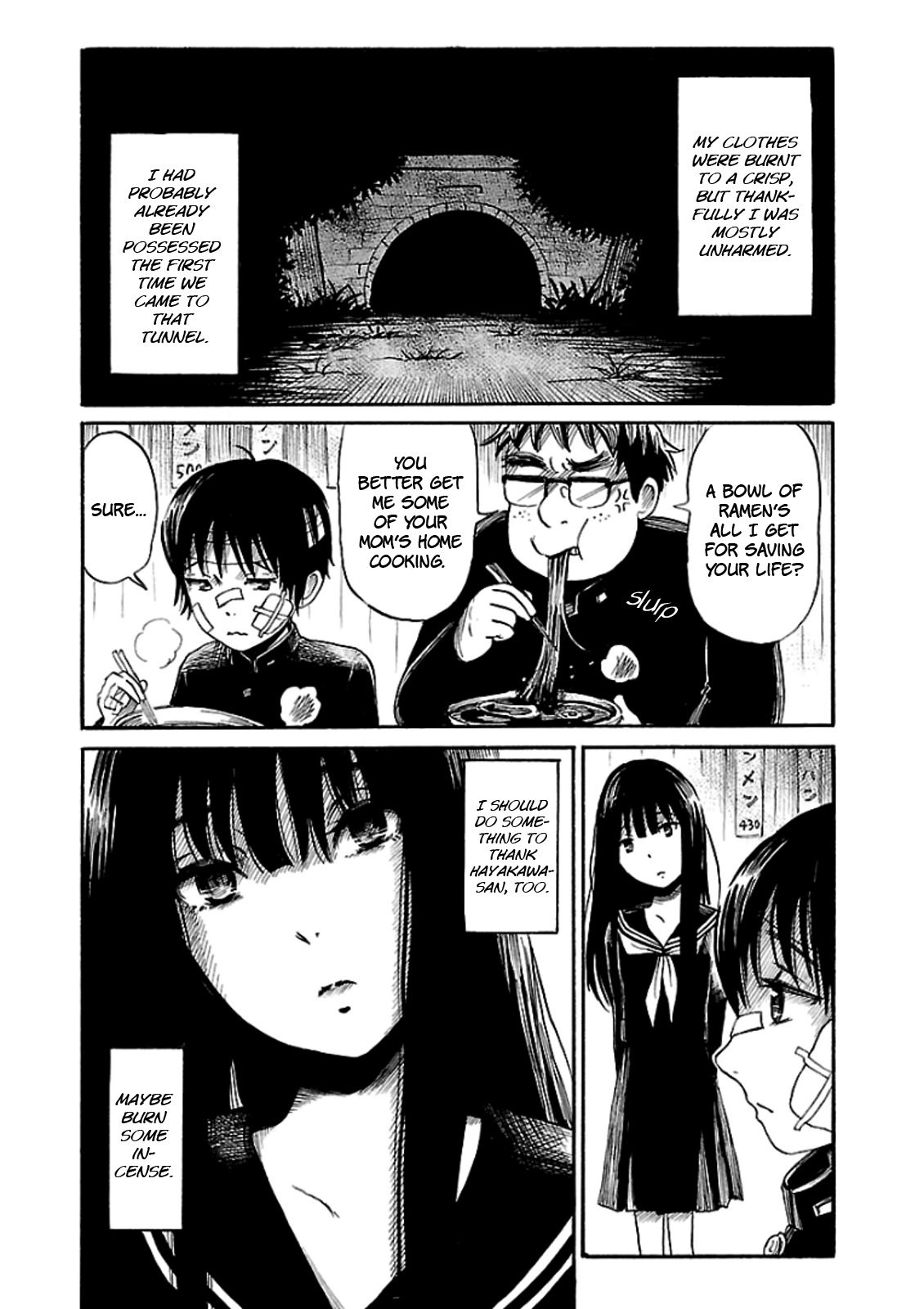 Shibito no Koe o Kiku ga Yoi Chapter 19 page 28 - Chapter 19: The Haunted Tunnel