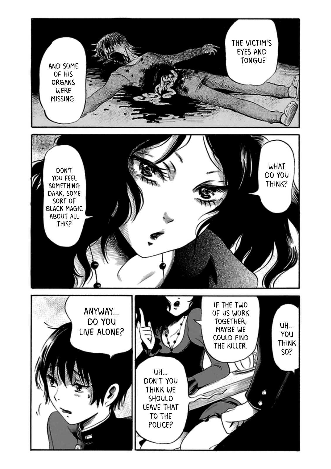 Shibito no Koe o Kiku ga Yoi Chapter 22 page 5 - Chapter 22: Murder Mansion