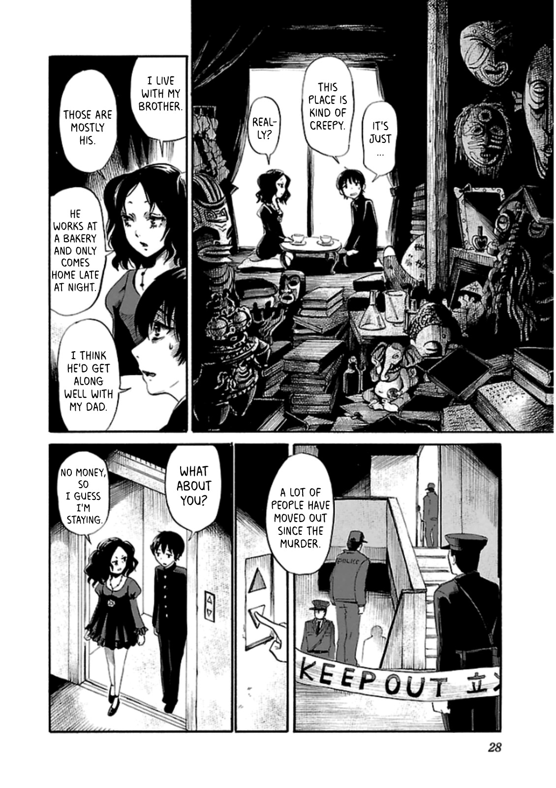 Shibito no Koe o Kiku ga Yoi Chapter 22 page 6 - Chapter 22: Murder Mansion