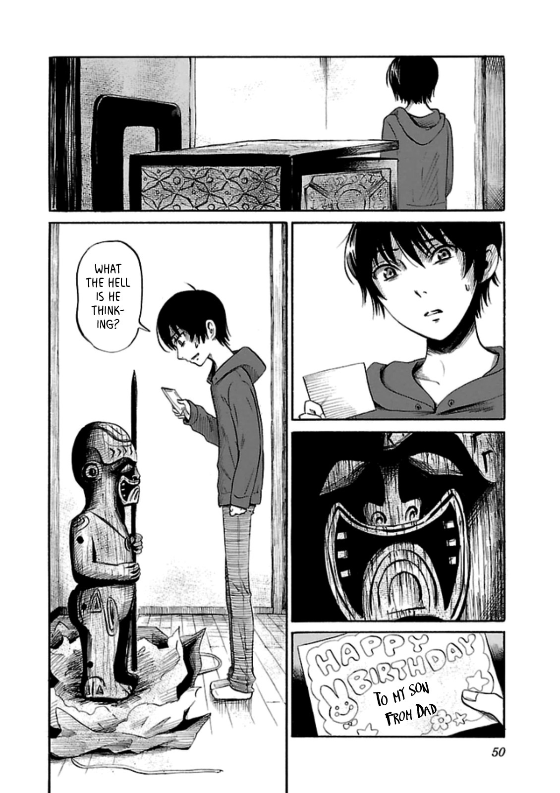 Shibito no Koe o Kiku ga Yoi Chapter 23 page 2 - Chapter 23: The Hepalo Warrior Statue