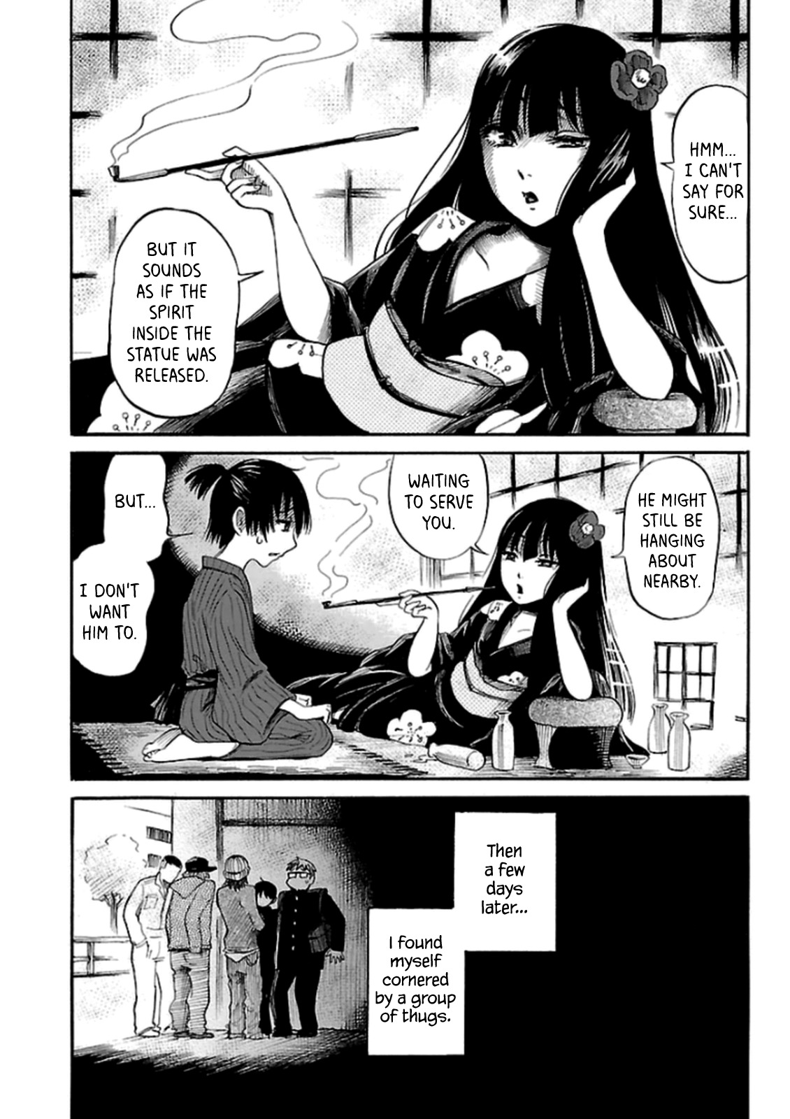 Shibito no Koe o Kiku ga Yoi Chapter 23 page 24 - Chapter 23: The Hepalo Warrior Statue