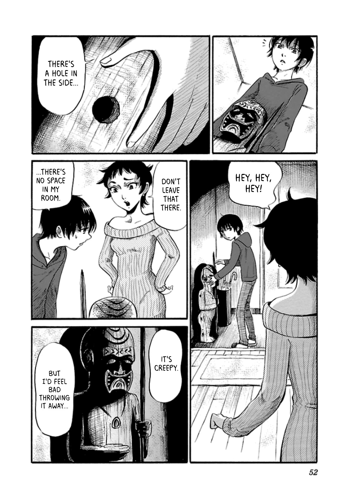 Shibito no Koe o Kiku ga Yoi Chapter 23 page 4 - Chapter 23: The Hepalo Warrior Statue