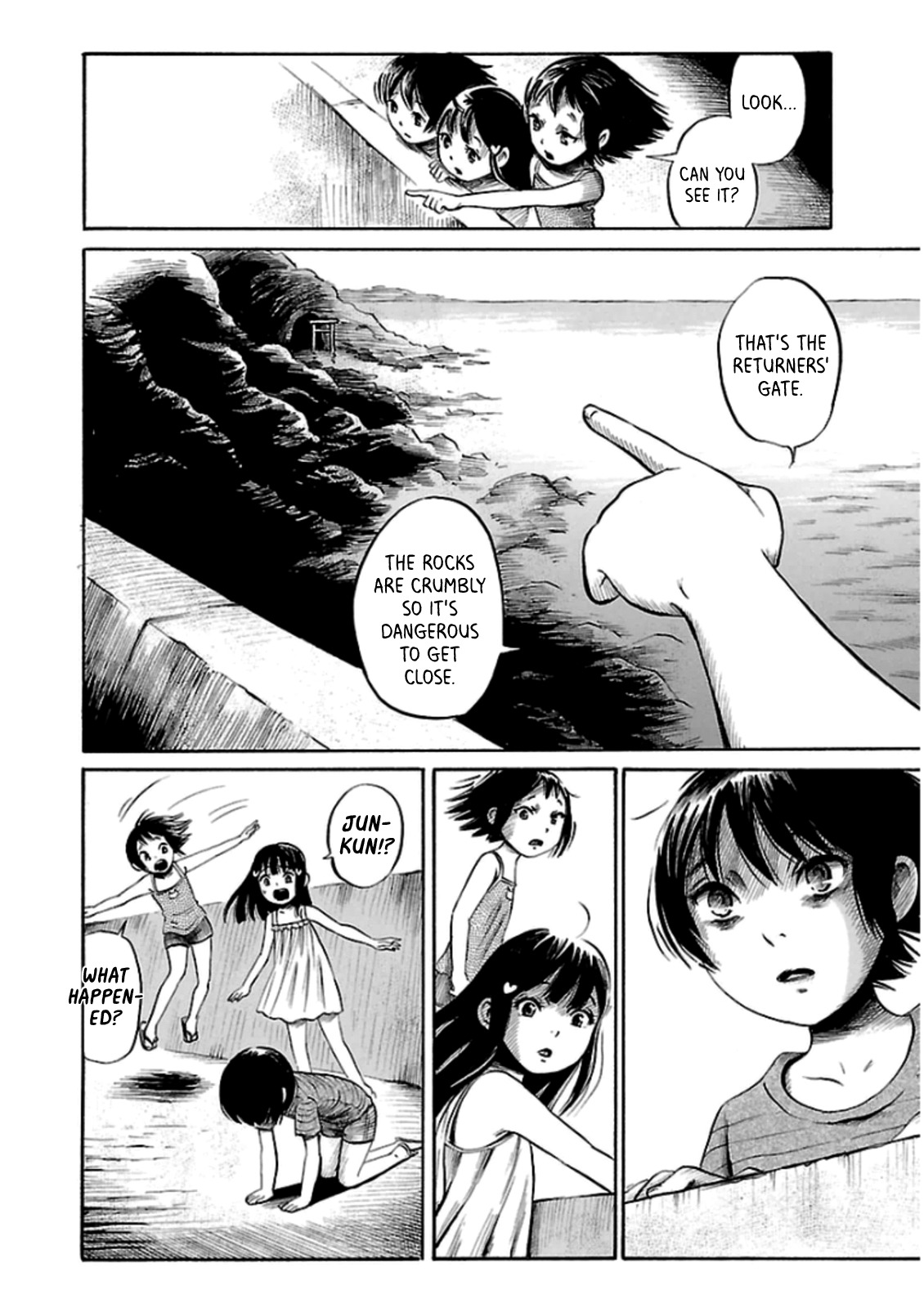 Shibito no Koe o Kiku ga Yoi Chapter 24 page 6 - Chapter 24: Island of the Returners