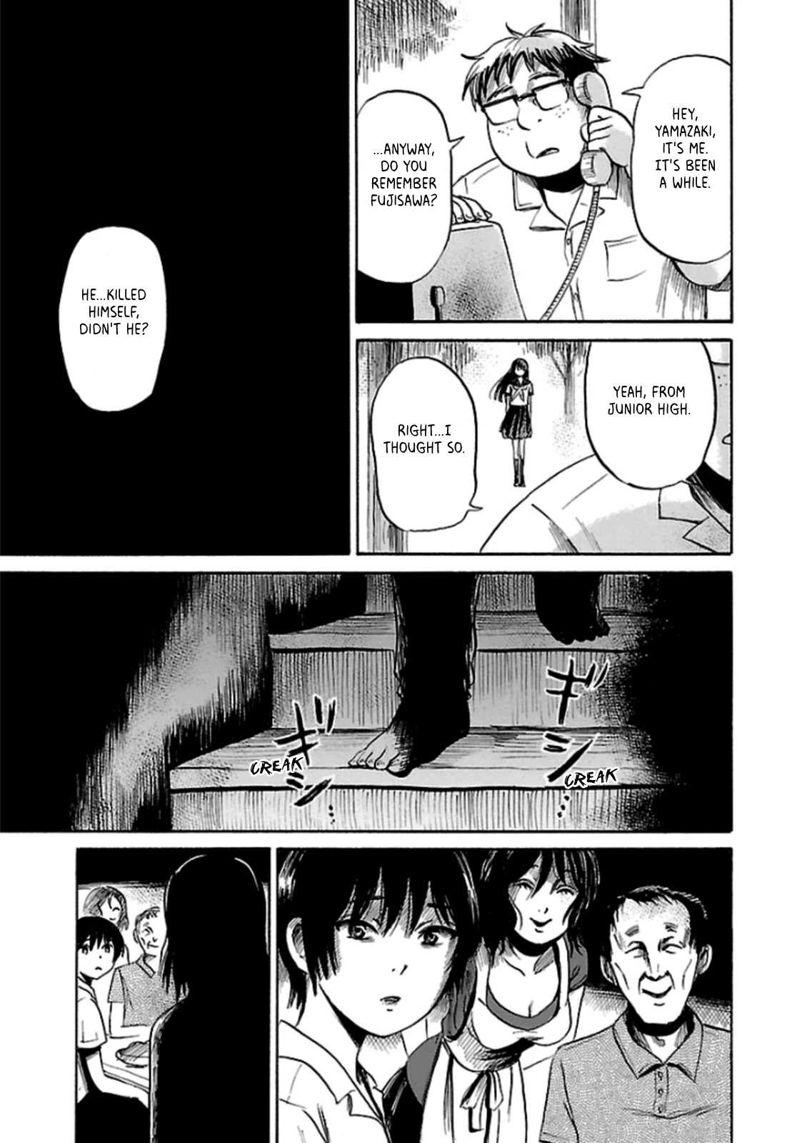 Shibito no Koe o Kiku ga Yoi Chapter 28 page 14 - Chapter 28: The Wriggling House