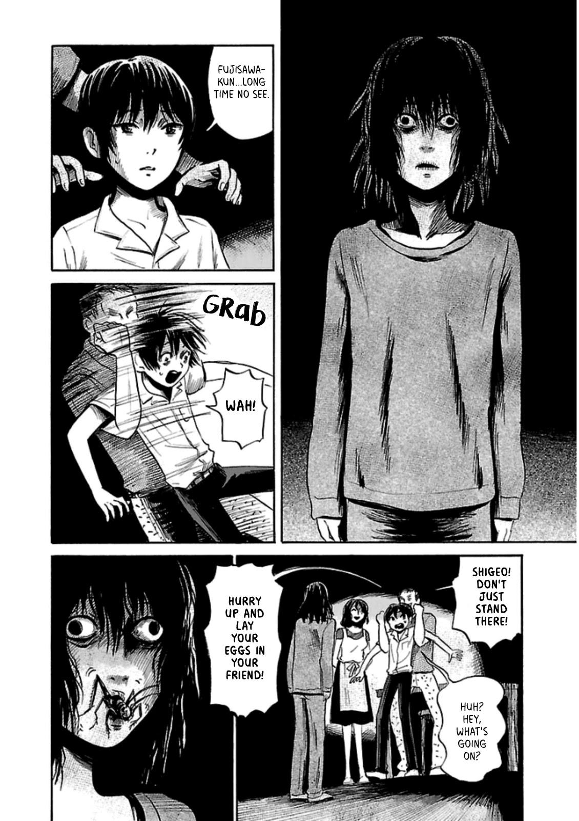 Shibito no Koe o Kiku ga Yoi Chapter 28 page 15 - Chapter 28: The Wriggling House