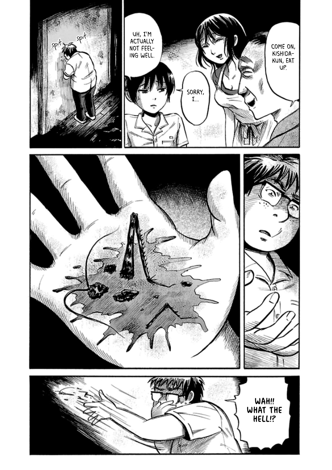 Shibito no Koe o Kiku ga Yoi Chapter 28 page 9 - Chapter 28: The Wriggling House