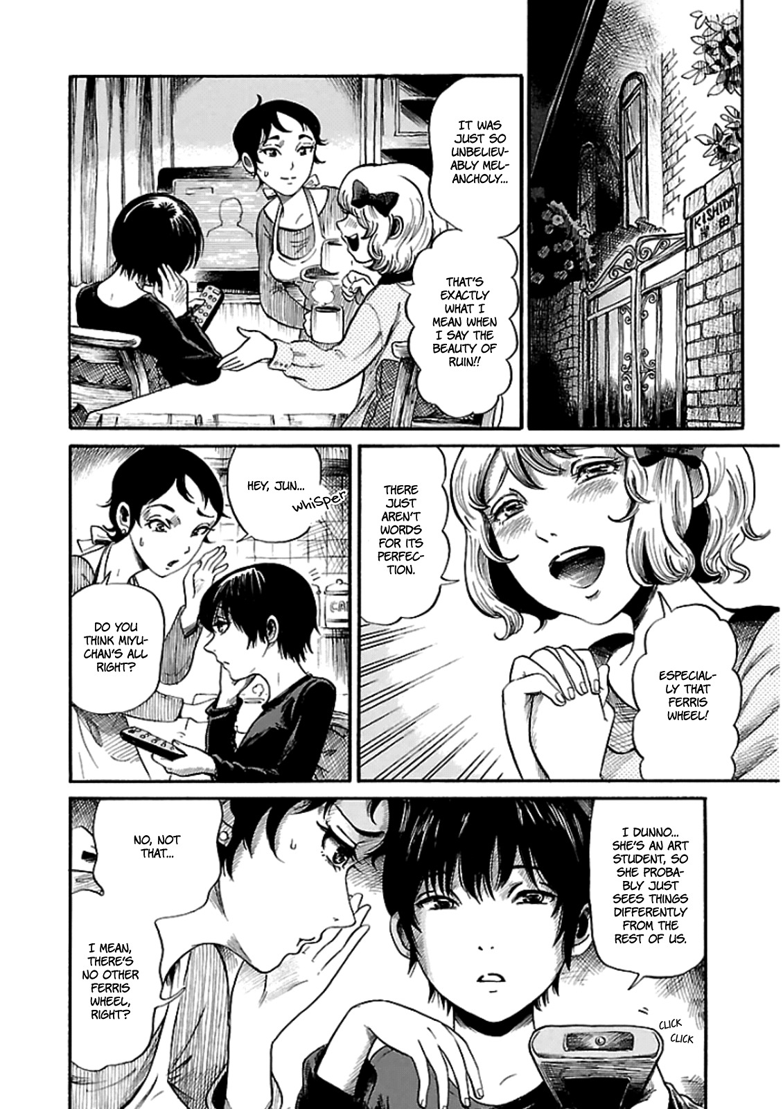 Shibito no Koe o Kiku ga Yoi Chapter 3 page 10 - Chapter 3: The Ferris Wheel of Death