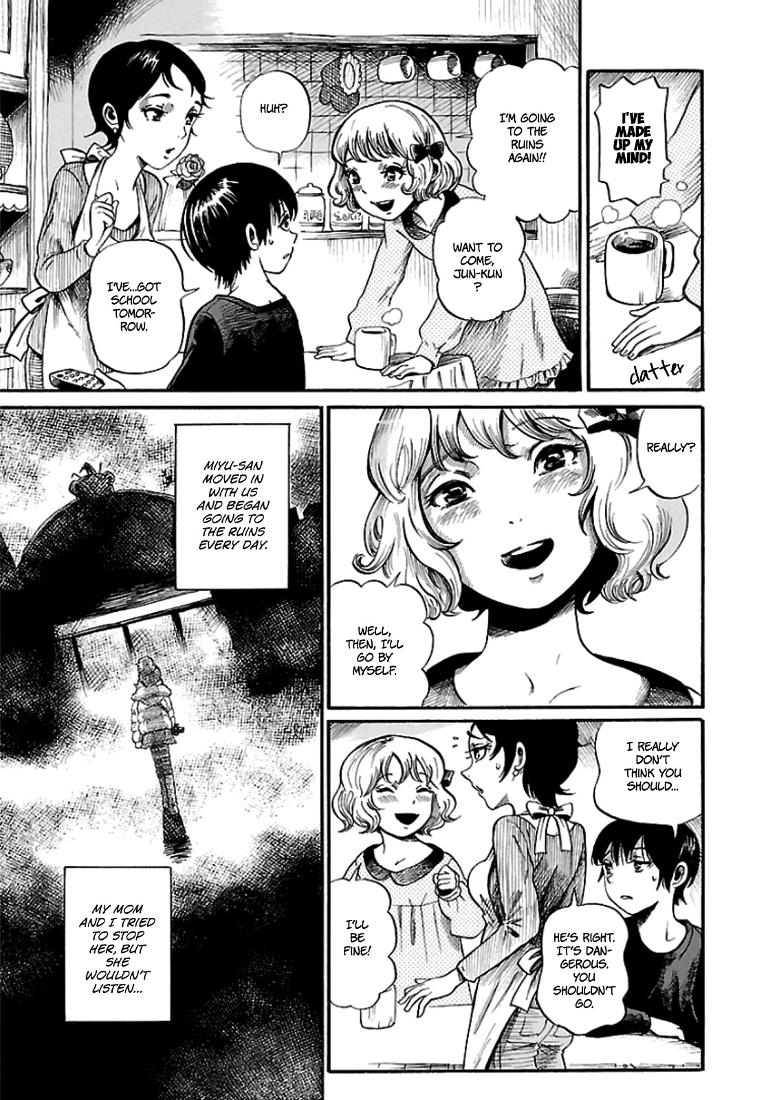 Shibito no Koe o Kiku ga Yoi Chapter 3 page 11 - Chapter 3: The Ferris Wheel of Death
