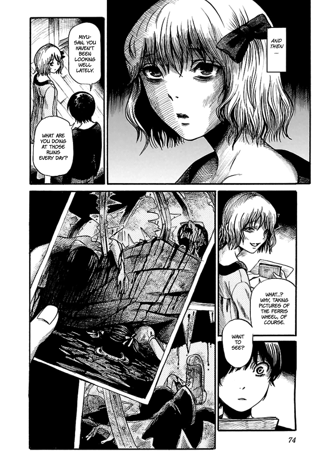 Shibito no Koe o Kiku ga Yoi Chapter 3 page 12 - Chapter 3: The Ferris Wheel of Death