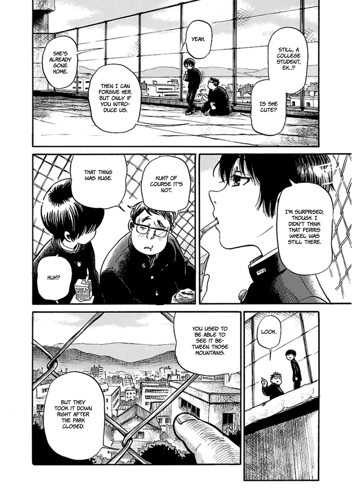 Shibito no Koe o Kiku ga Yoi Chapter 3 page 14 - Chapter 3: The Ferris Wheel of Death