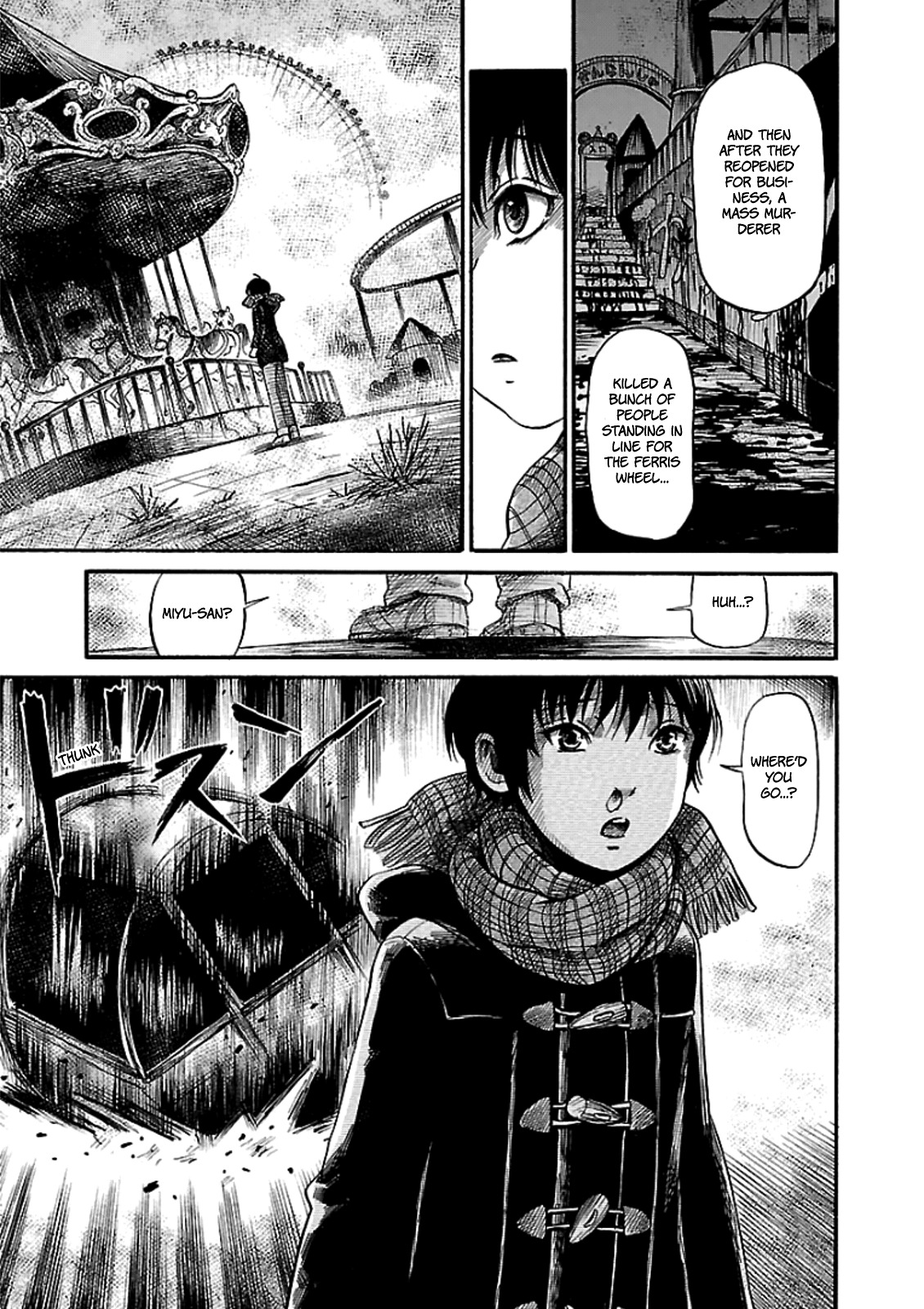 Shibito no Koe o Kiku ga Yoi Chapter 3 page 7 - Chapter 3: The Ferris Wheel of Death
