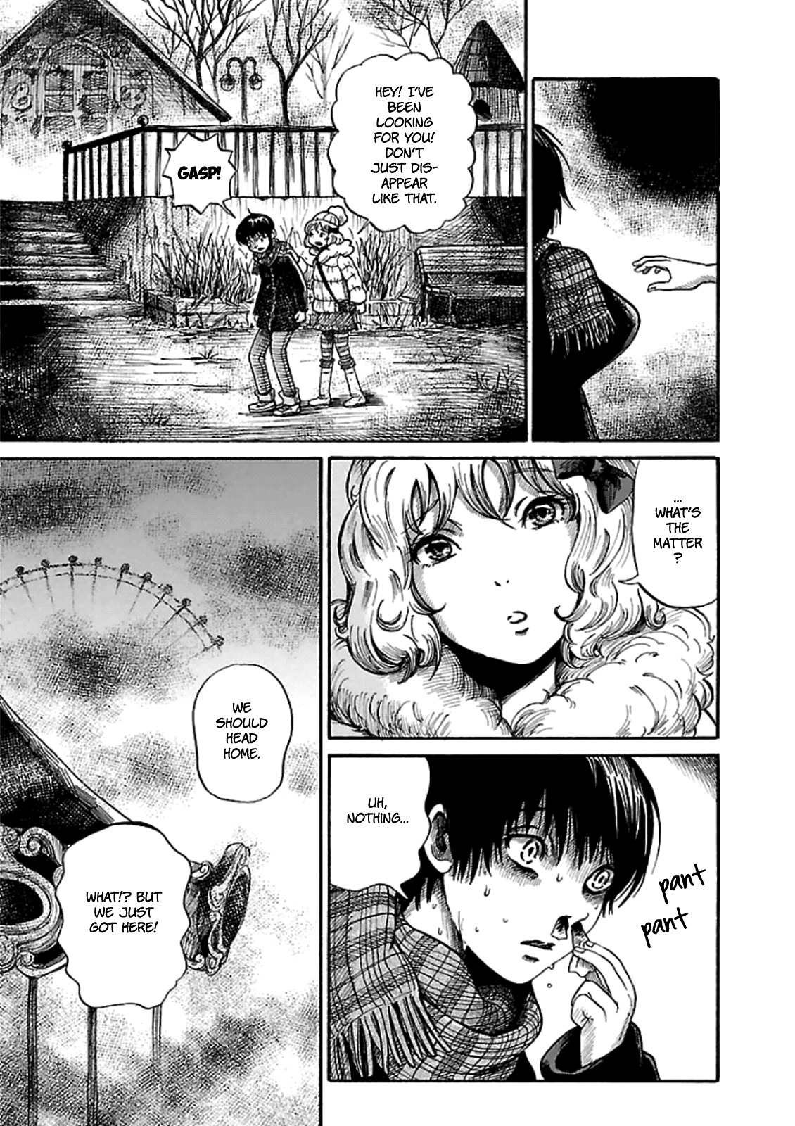 Shibito no Koe o Kiku ga Yoi Chapter 3 page 9 - Chapter 3: The Ferris Wheel of Death