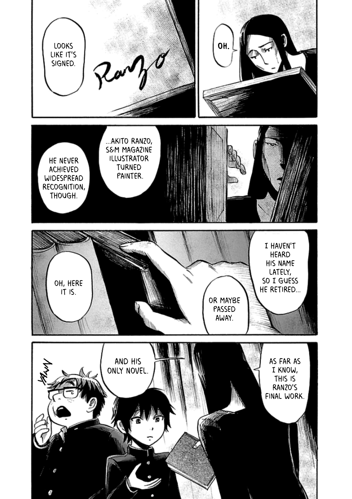 Shibito no Koe o Kiku ga Yoi Chapter 30 page 12 - Chapter 30: The Ominous Painting Part 1