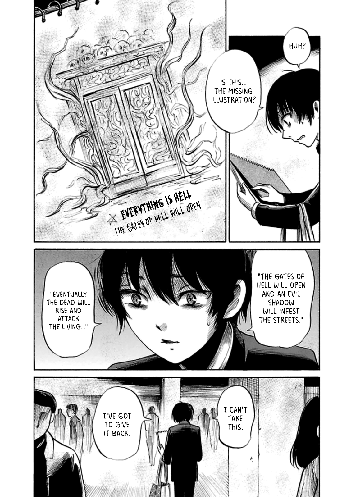 Shibito no Koe o Kiku ga Yoi Chapter 31 page 11 - Chapter 31: The Ominous Painting Part 2