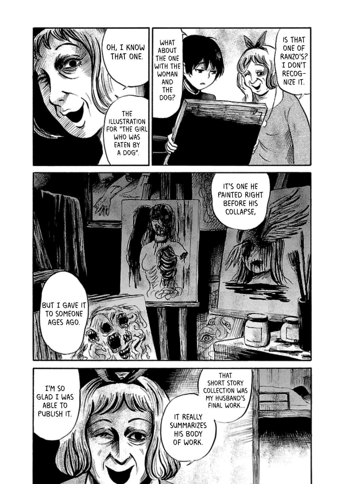 Shibito no Koe o Kiku ga Yoi Chapter 31 page 7 - Chapter 31: The Ominous Painting Part 2