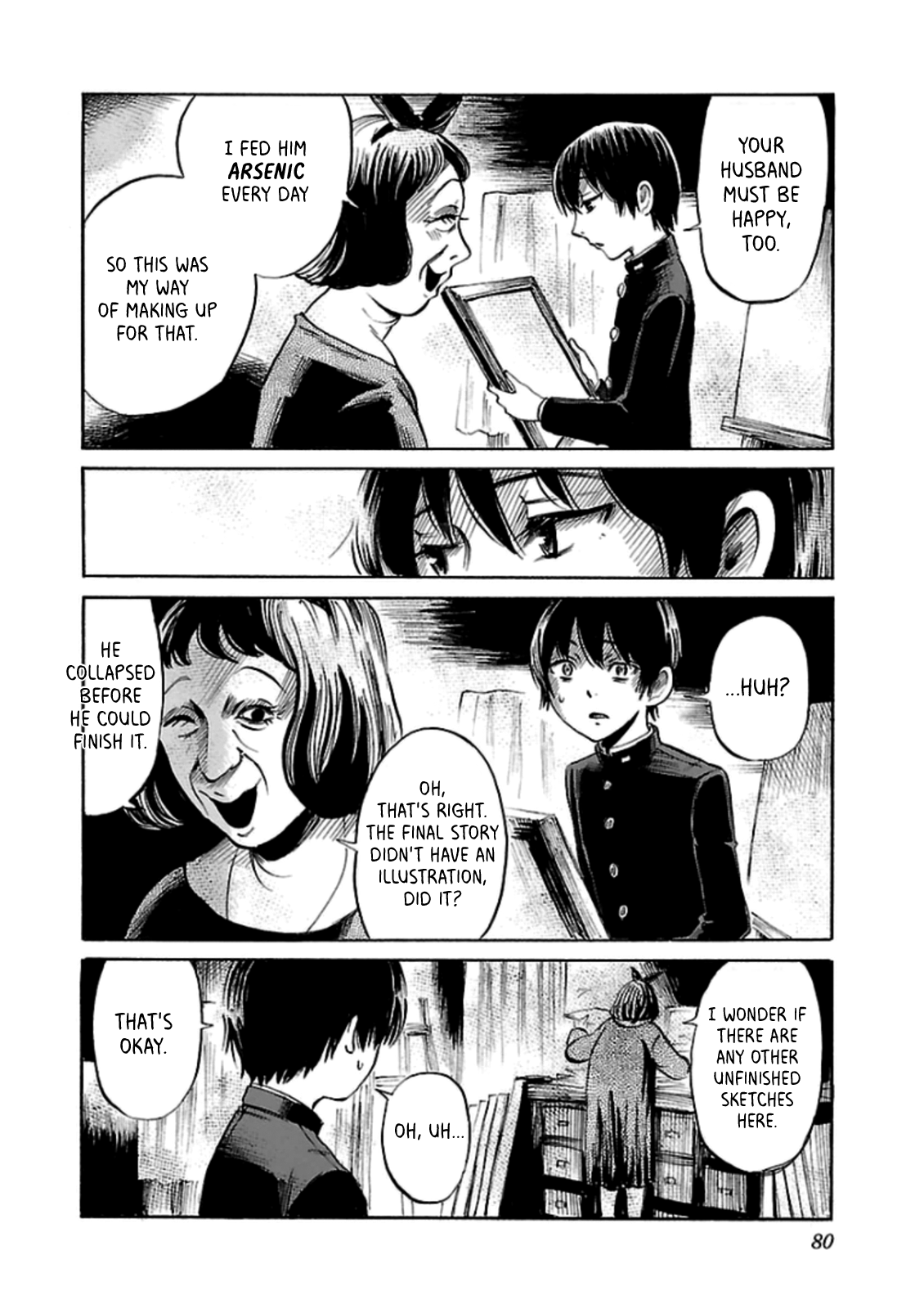 Shibito no Koe o Kiku ga Yoi Chapter 31 page 8 - Chapter 31: The Ominous Painting Part 2