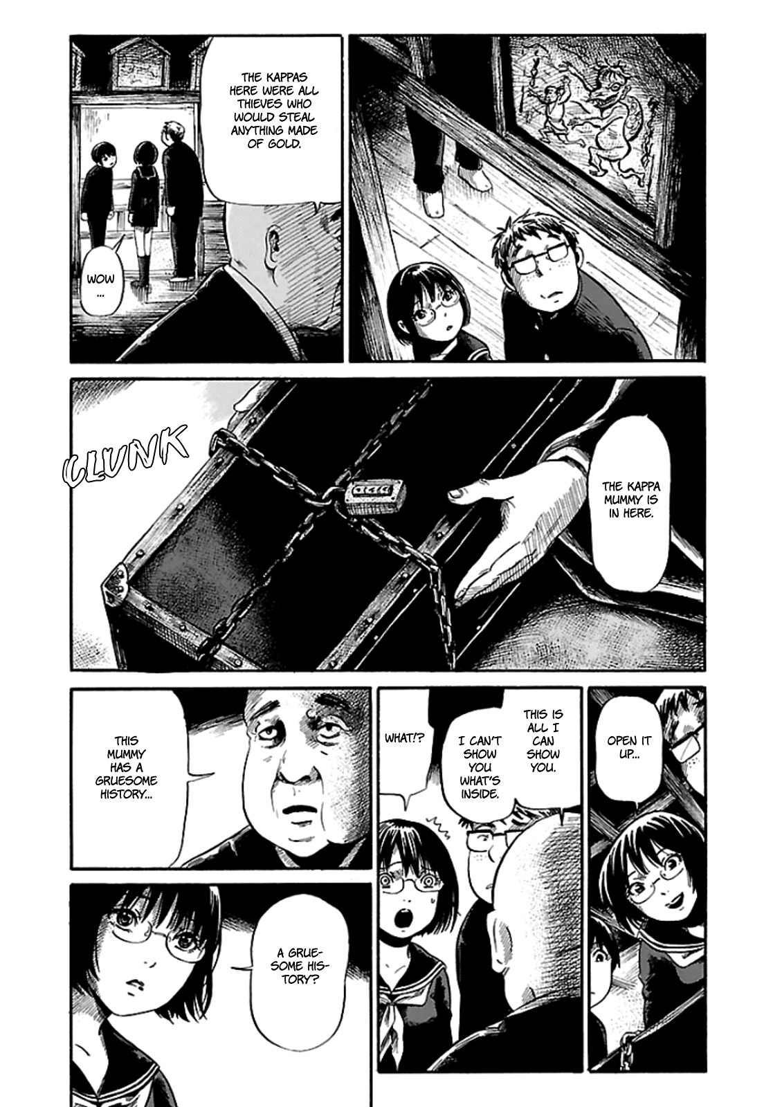 Shibito no Koe o Kiku ga Yoi Chapter 4 page 6 - Chapter 4: The Mysterious Kappa of Tenkoji Temple