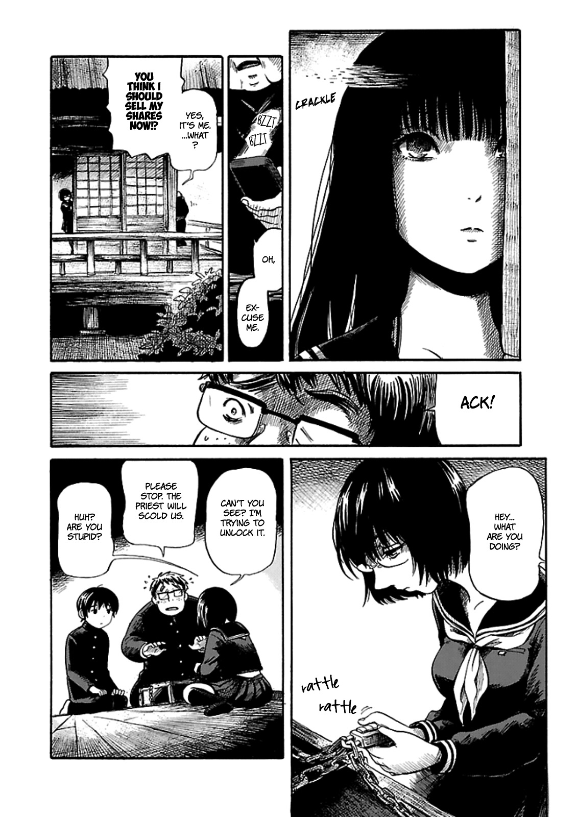 Shibito no Koe o Kiku ga Yoi Chapter 4 page 8 - Chapter 4: The Mysterious Kappa of Tenkoji Temple