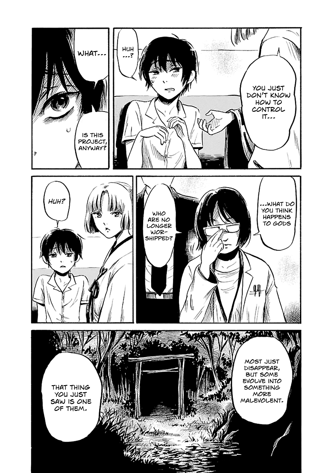 Shibito no Koe o Kiku ga Yoi Chapter 40 page 12 - Chapter 40: The God Project